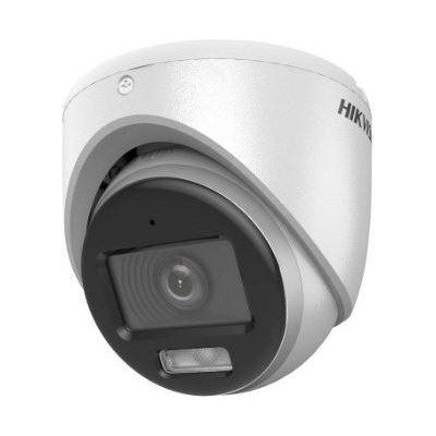 DS-2CE70KF0T-LMFS(2.8mm) - 5MPix HDTVI Turret Hybrid ColorVu kamera, LED 20m, 4v1, IP67, mikrofon