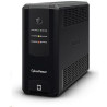 CyberPower&nbsp;UT1050EG-FR&nbsp;zaručuje ochranu napájení pro IT zařízení, jako jsou počítače, NAS a úložiště.Výrobek využívá lineinteraktivní topologii s funkcí automatické regulace napětí (AVR), která zajišťuje stabilizovaný výstup AC.Patentovaná technologie GreenPower UPS ™ Bypass dosahuje extrémně nízké spotřeby energie pro snížení nákladů za energii a zajišťuje nižší provozní teplotu, která prodlužuje životnost baterie.Indikátor LED zobrazuje zapnutí, stav baterie a provozní stav UPS.Je také kompatibilní s generátory pro prodloužení napájení.Mezi další funkce patří ochrana proti přetížení, filtr EMI a konfigurovatelný alarm, který chrání vaše zařízení.Konstrukce UPS (věž) umožňuje uživatelům snadno umístit na stůl nebo jinam do omezených prostor.&nbsp;Technické parametry	Počet výstu