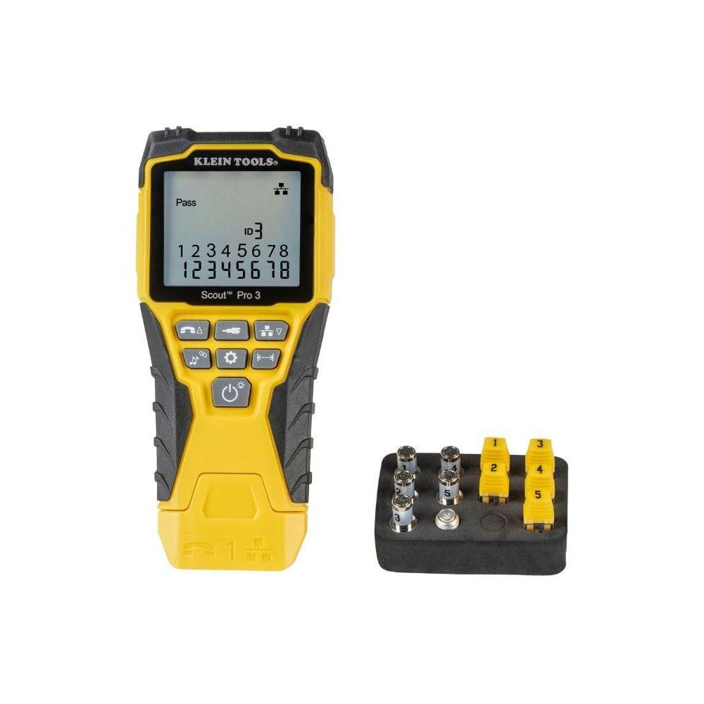 VDV501-851 - LAN TESTER - VDV Scout® Pro 3 Tester Kit - KLEIN TOOLS VDV501-851 - LAN TESTER - VDV Scout® Pro 3 Tester Kit - KLEIN TOOLS