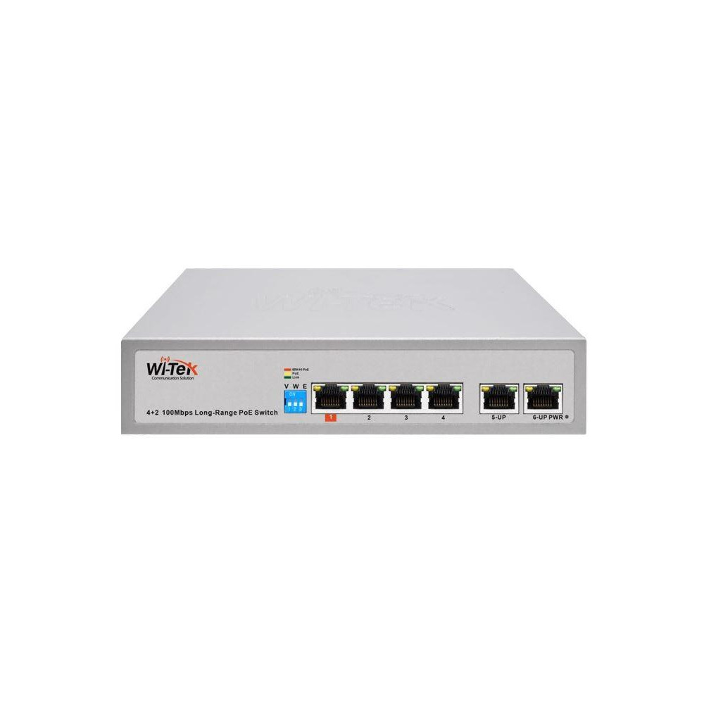 WI-PS205 V3 - 4FE + 2FE HiPoE switch, 250m, 55W WI-PS205 V3 - 4FE + 2FE HiPoE switch, 250m, 55W