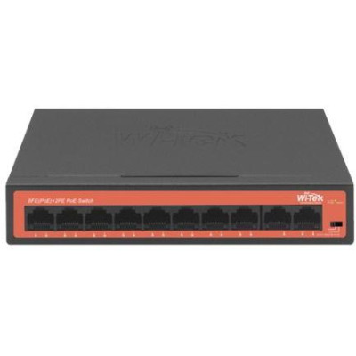 WI-PS210H - 8FE + 2FE HiPoE switch, 250m, 65W