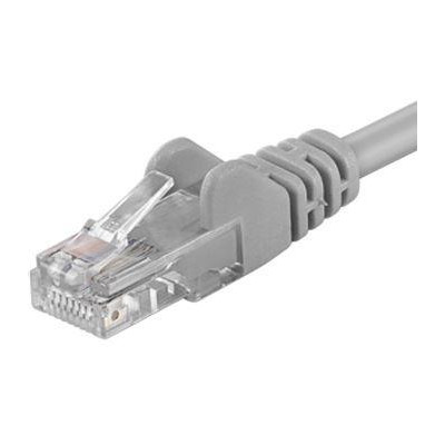 KRP-sp6utp01 - PremiumCord Patch kabel UTP RJ45-RJ45 CAT6 1m šedá