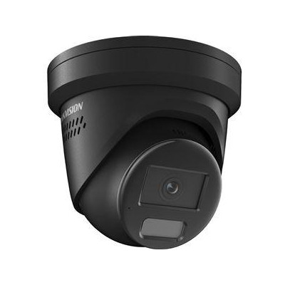 DS-2CD2347G2H-LISU/SL(2.8)/eF/BLK - 4MPix IP Turret Hybrid ColorVu AcuSense kamera, LED/IR 30m, WDR 130dB,audio, alarm, IP67, bl