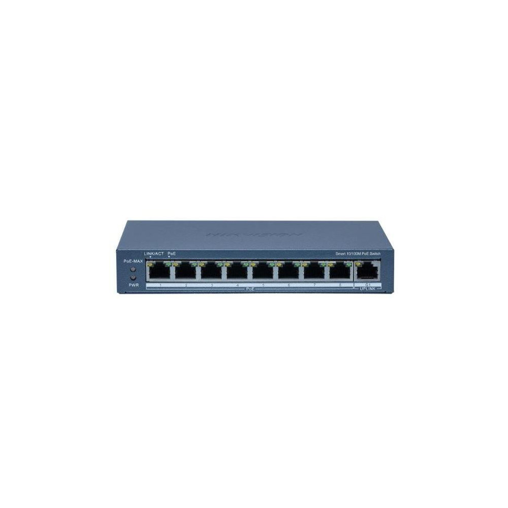 DS-3E1309P-EI(B) - Smart managed switch 8x 100TX PoE + 1x Gb uplink, 110W, Super PoE DS-3E1309P-EI(B) - Smart managed switch 8x 100TX PoE + 1x Gb uplink, 110W, Super PoE