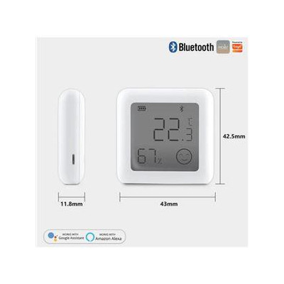 BSS-X-TH-LF-C-MS - Bluetooth Smart sensor vlhkosti,  LCD vnitřní vlhkoměr a teploměr