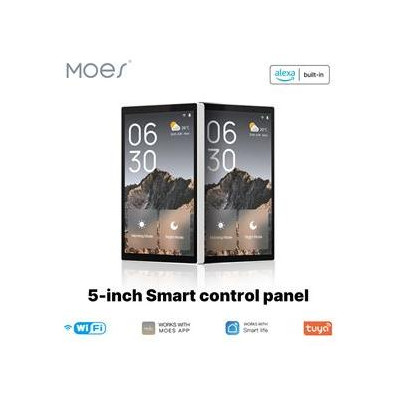 CCP-US-AVS - Moes Chytrý WiFi nástěnný panel s dotykovým 5" displejem