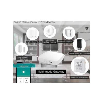 MHUB-W-Q-MS - Vícerežimová inteligentní řídící jednotka druhé generace ZigBee WiFi Bluetooth Mesh