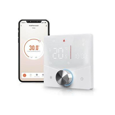 WHT-009-GB-WH-MS - Moes WiFi Smart termostat pro elektrické podlahové vytápění, bílý