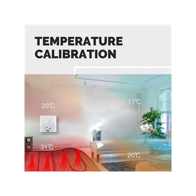 WHT-009-GB-WH-MS - Moes WiFi Smart termostat pro elektrické podlahové vytápění, bílý