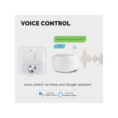 WHT-009-GB-WH-MS - Moes WiFi Smart termostat pro elektrické podlahové vytápění, bílý