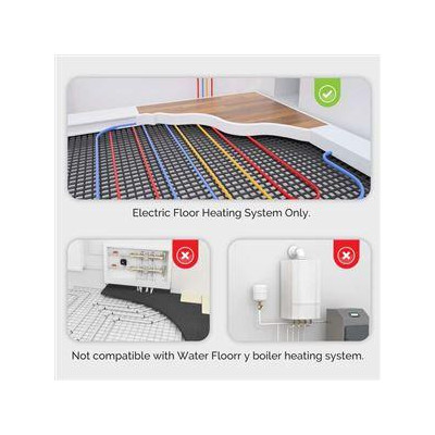 WHT-009-GB-WH-MS - Moes WiFi Smart termostat pro elektrické podlahové vytápění, bílý
