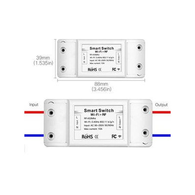 WM-101-MS - Smart WiFi spínač elektrických spotřebičů,10A