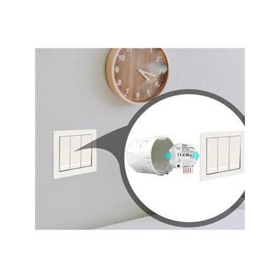 WM-104D-MS - 4 kanálový mini WiFi spínač elektrických spotřebičů, AC 90-250V, Total 10A