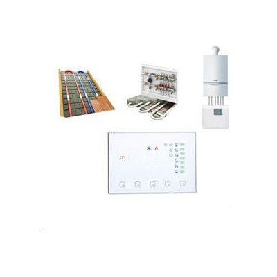 WRHT-8000-GC-WH-EN - Moes WiFi Smart termostat + RF přijímač pro elektrickým/plynový bojler, bílý