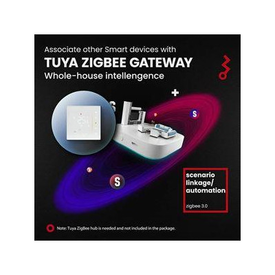 ZHT-006-GA-WH-MS - Moes ZigBee Smart termostat pro vodní podlahové vytápění, bílý