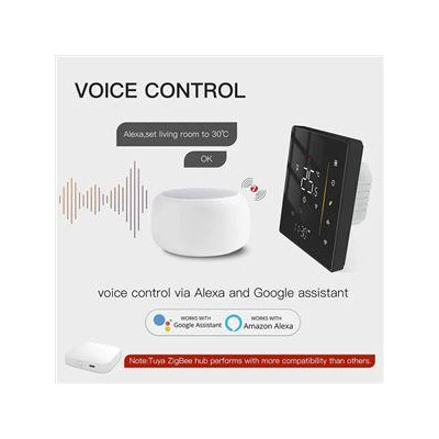 ZHT-006-GA-WH-MS - Moes ZigBee Smart termostat pro vodní podlahové vytápění, bílý