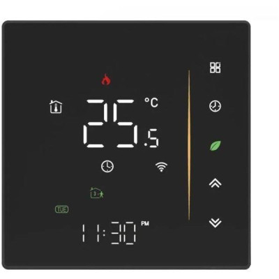 ZHT-006-GB-BK-MS - Moes ZigBee Smart termostat pro elektrické podlahové vytápění, černý