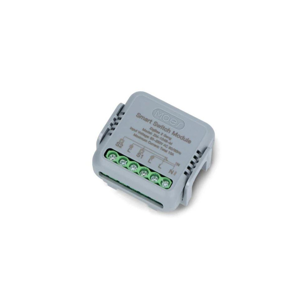 ZM-104B-M-MS - 2 kanálový mini ZigBee spínač elektrických spotřebičů, AC 90-250V, 10A ZM-104B-M-MS - 2 kanálový mini ZigBee spínač elektrických spotřebičů, AC 90-250V, 10A