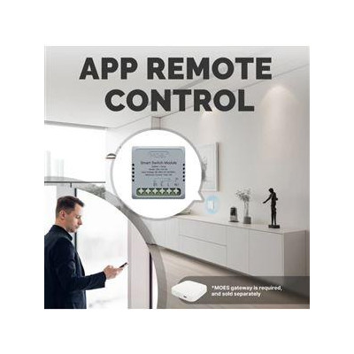 ZM-104B-M-MS - 2 kanálový mini ZigBee spínač elektrických spotřebičů, AC 90-250V, 10A