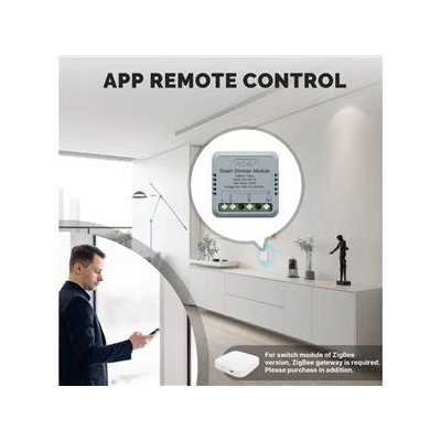 ZM-105B-M-MS - 2 kanálový mini ZigBee ovladač osvětlení, AC 90-250V 50/60HZ, 2x100W