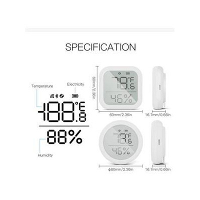 ZSS-KB-TH-LF-C-MS - ZigBee senzor teploty a vlhkosti ZSS-KB-TH-LF-C-MS