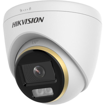 DS-2CE72KF3T-LE(3.6mm) - 5MPix HDTVI Turret Hybrid ColorVu kamera, LED/IR 40m, IP67, WDR 130dB, PoC