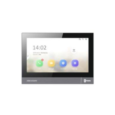 DS-KH8381-WTE1 - 7" IP bytový dotykový monitor s kovovým rámečkem, Wi-Fi, PoE