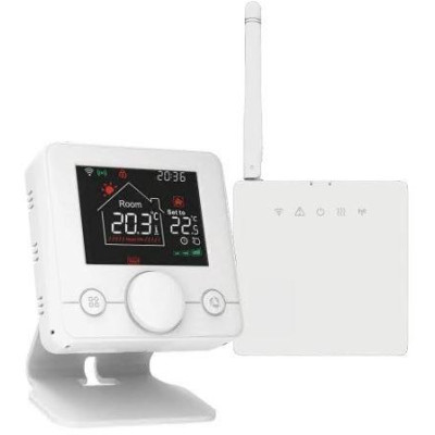 WRHT-T7-GAC-EN - Bezdrátový termostat pro plynový kotel WiFi+RF, 230VAC