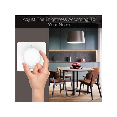 WS-SY-EURD-WH-MS - Smart WiFi otočný stmívač/vypínač v bílém provedení