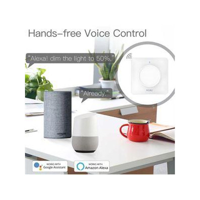 WS-SY-EURD-WH-MS - Smart WiFi otočný stmívač/vypínač v bílém provedení