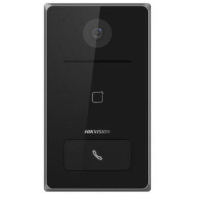 DS-KV6133-WME1/Flush - IP dveřní interkom pro zápustnou  montáž, 2MPx kamera, čtečka karet, WiFi