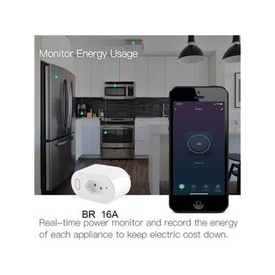 WP-X-EU16M-WH-MS - WiFi Smart zásuvka 90-250V AC 50/60HZ 16A s měřením spotřeby
