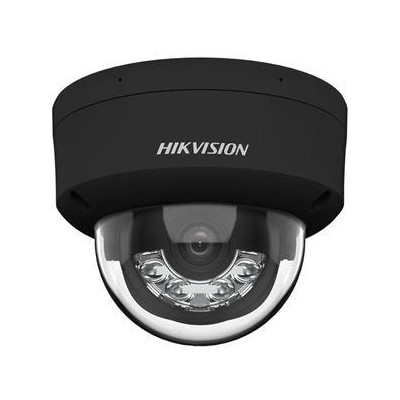 DS-2CD2167G2H-LISU(2.8mm)/eF/BLACK - 6MPix IP Dome Hybrid ColorVu AcuSense kamera, LED/IR 30m, WDR 130dB,audio, alarm, IP67, IK1