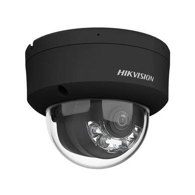 DS-2CD2167G2H-LISU(2.8mm)/eF/BLACK - 6MPix IP Dome Hybrid ColorVu AcuSense kamera, LED/IR 30m, WDR 130dB,audio, alarm, IP67, IK1