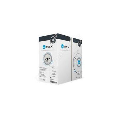 WIC-5-U-PE-30-BL - WIREX Instalační kabel CAT5E U/UTP PE 305m box černý