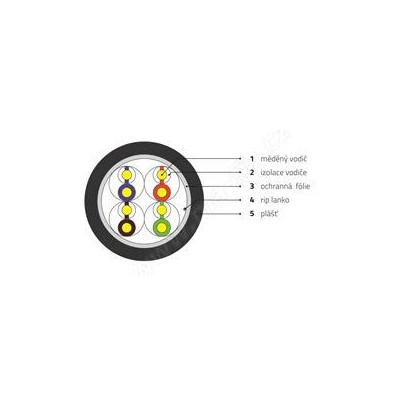 WIC-5-U-PE-30-BL - WIREX Instalační kabel CAT5E U/UTP PE 305m box černý