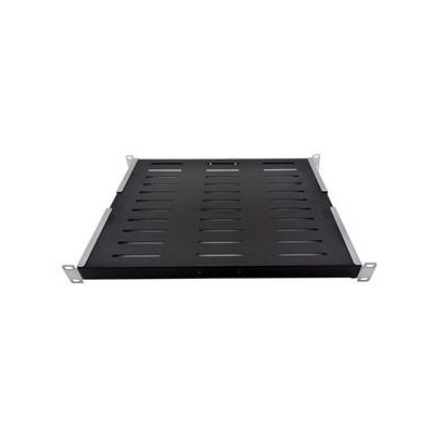 WPO-250-1C - Wirex, 19" police 1U 250mm, perforace, přední a zadní uchycení, nosnost 60kg, černá