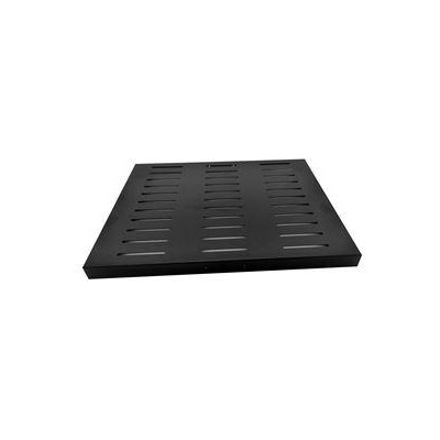 WPO-250-1C - Wirex, 19" police 1U 250mm, perforace, přední a zadní uchycení, nosnost 60kg, černá