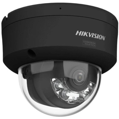 DS-2CD2187G3-LIS2UY(2.8mm)(BLACK) - 8MPix IP Dome Hybrid ColorVu AcuSense kamera, LED/IR 30m,WDR 130dB,Audio,Alarm,IP67,IK10, če