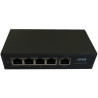 Adex ADS105FRP-4POAF - Reverzní PoE switch pro CCTV, 1x PoE In, 4x PoE Out