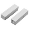 Povrchový plastový magnetický kontakt, bílý	Provedení: plastové	Zapojení: svorky uvnitř	Pracovní vzdálenost: 1 - 35mm &nbsp;&nbsp;	Poplachový výstup: NC&nbsp;	Upevnění: vruty	Barva: bílá	Rozměry: 50 x 14 x 12mm
