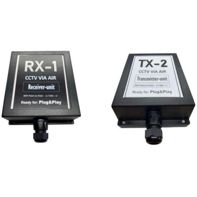 CamiBOX SET BLACK-BOX 5GHz -n - Sada kompletního bezdrátového přenosu, 60Mbps